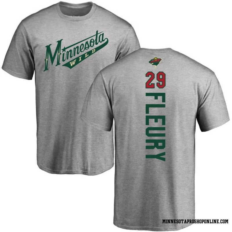 Youth Marc-Andre Fleury Green Minnesota Wild Name & Number T-Shirt