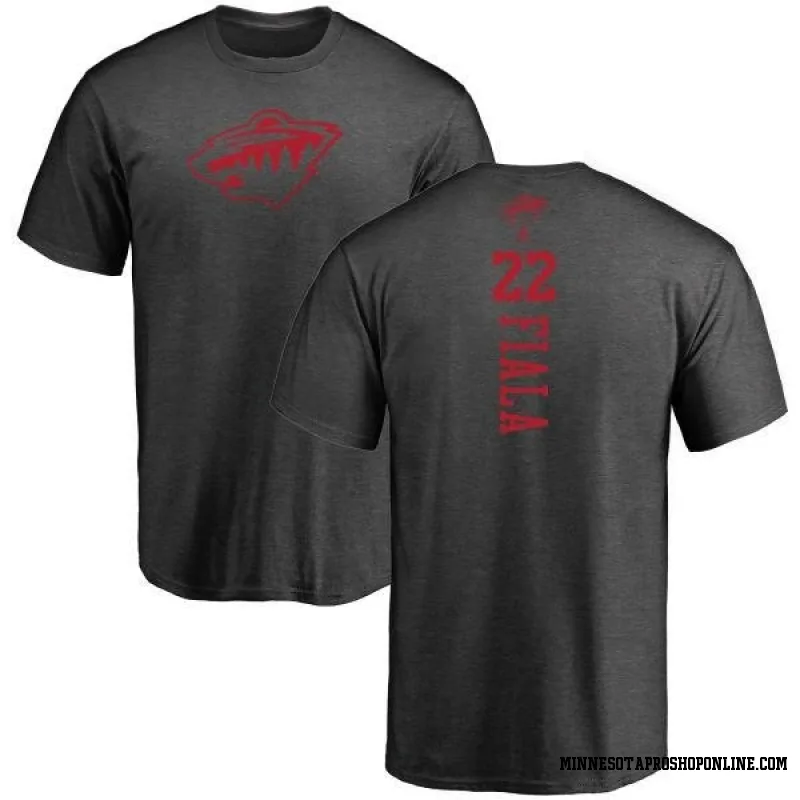 Ash Men's Kevin Fiala Minnesota Wild Backer T-Shirt