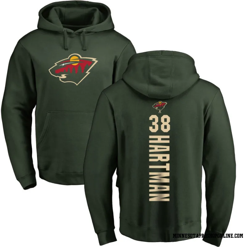 Youth Minnesota Wild Green Play-By-Play Performance Pullover Hoodie