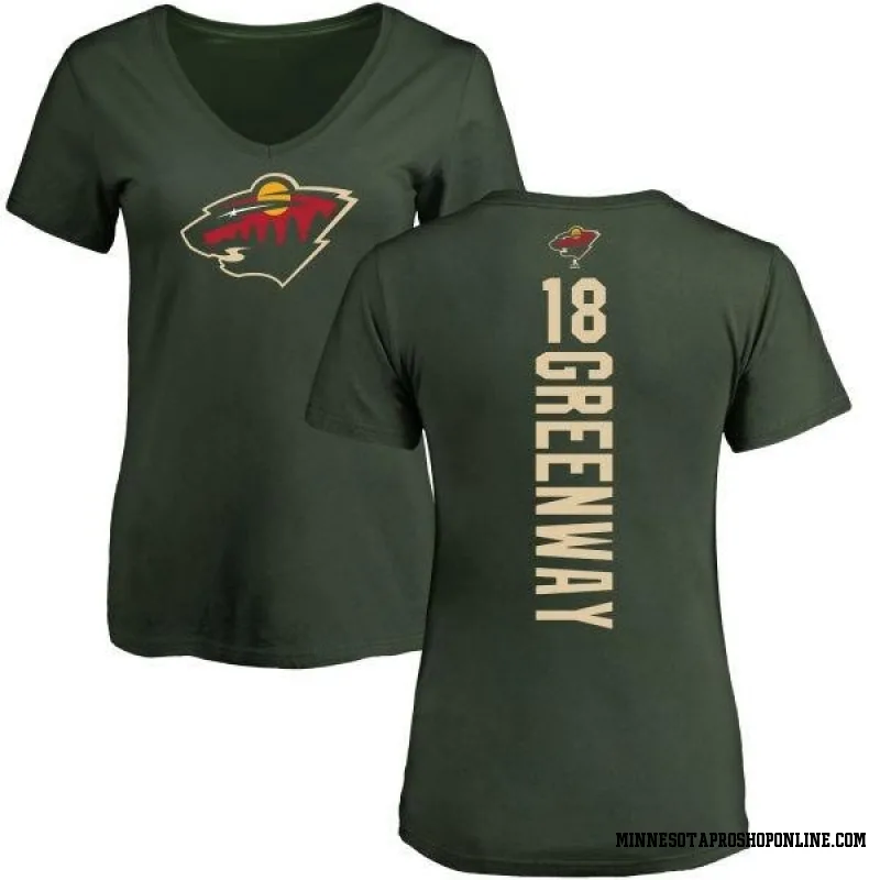 Green Women's Jordan Greenway Minnesota Wild Backer T-Shirt