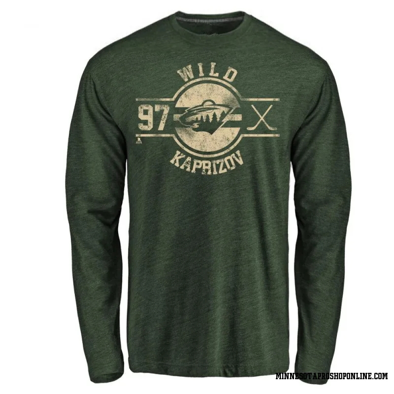 Ash Youth Kirill Kaprizov Minnesota Wild Backer T-Shirt