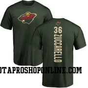 Green Youth Mats Zuccarello Minnesota Wild Backer T-Shirt